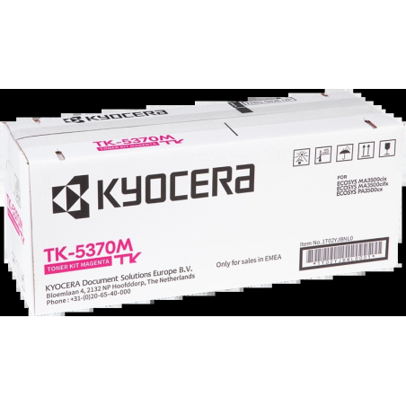 ✅ Cartouche de toner originale magenta Kyocera TK5370 - 1T02YJBNL0/TK5370M couleur magenta en stock