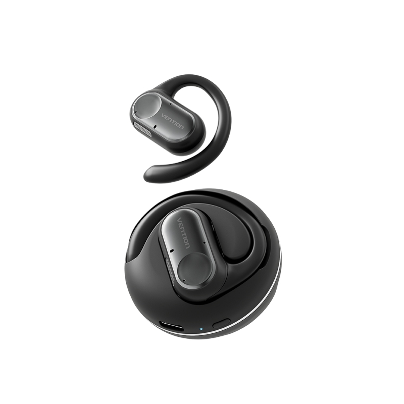 Écouteurs Bluetooth Vention NBP OpenBeat O11 - Bluetooth 5.3 - USB-C - Couleur Noir