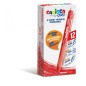 Stylos effaçables rouges 0,7 mm | Carioca Oops - Lot de 12