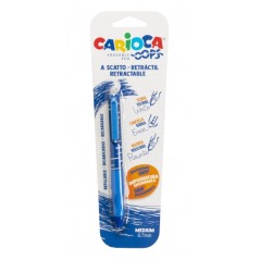 ✅ Stylo Effaçable Carioca Oops - Thermo Sensible - Prise Triangulaire Ergonomique - Pointe Ø 0,7 mm - Recharge en stock