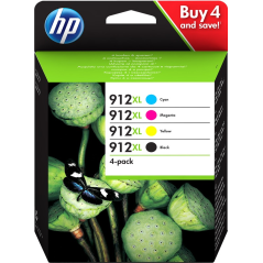 ✅ HP MultiPack 912 XL (3YP34AE) couleur pack en stock