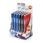Stylos effaçables Carioca Oops 24 pièces - multicolores - pointe 0,7 mm