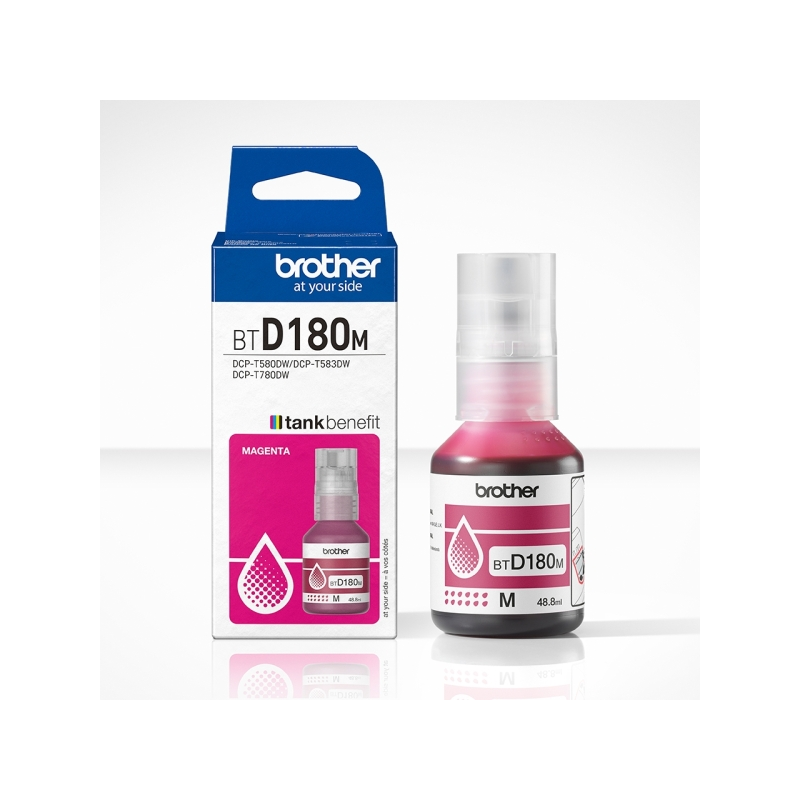 Brother BTD180M Bouteille d'encre magenta originale