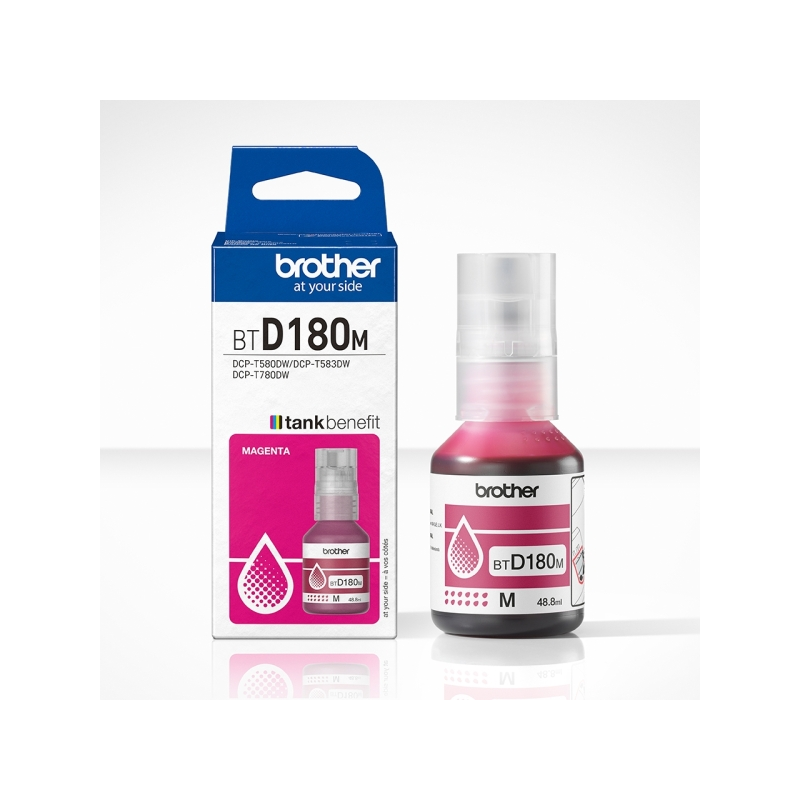 Brother BTD180M Bouteille d'encre magenta originale