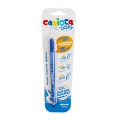✅ Stylo Effaçable Carioca Oops Blister - Thermo Sensible - Prise Ergonomique Triangulaire - Pointe 0,7 mm - Dou en stock