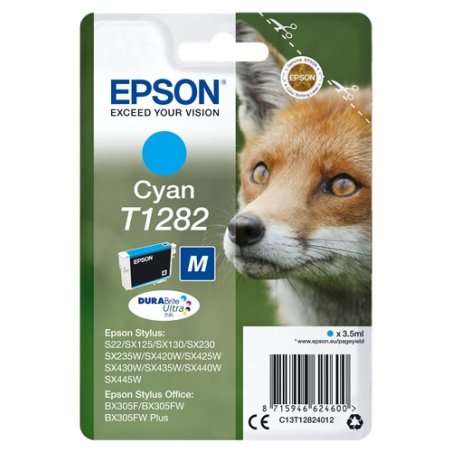 ✅ Epson cartouche encre T1282 cyan couleur cyan en stock