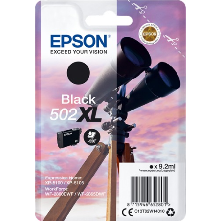 ✅ Epson cartouche encre 502XL noir couleur Noir en stock