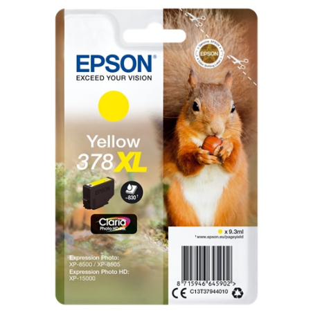✅ Epson cartouche encre 378XL jaune couleur jaune en stock