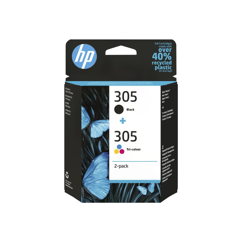 HP Multipack 305 (6ZD17AE) noir/couleurs HP Multipack 305 (6ZD17AE) noir/couleurs