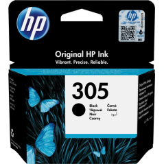 ✅ HP cartouche encre 305 noir couleur Noir en stock