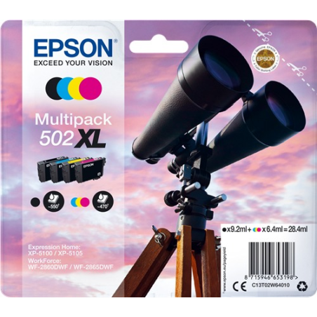 ✅ Epson Multipack 502XL couleur pack en stock