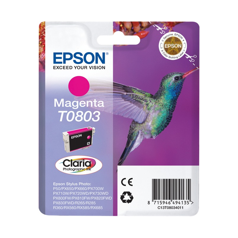Epson cartouche encre T0803 magenta