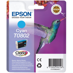 ✅ Epson cartouche encre T0802 cyan couleur cyan en stock