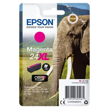 ✅ Epson cartouche encre 24XL magenta couleur magenta en stock
