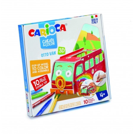 ✅ Carioca Pop-Up Pack de Modèles à Colorier et à Construire - Aventure avec de Nouveaux Compagnons de Voyage en stock