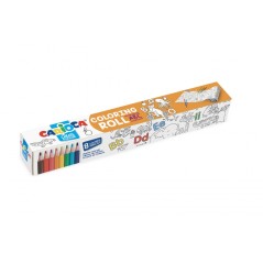 ✅ Rouleau de coloriage Carioca Rouleau de papier de coloriage adhésif ABC - Applicable sur surfaces verticales en stock