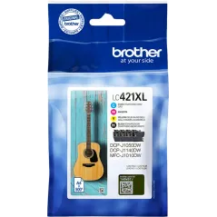Brother LC-421 XL (LC421XLVAL) Multipack Noir / Cyan / Magenta / Jaune