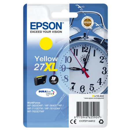 ✅ Epson cartouche encre T27XL jaune couleur jaune en stock