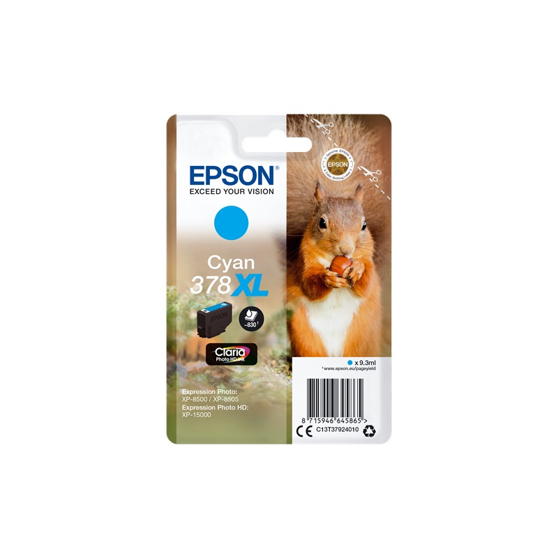Epson cartouche encre 378XL cyan