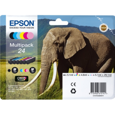 ✅ Epson Multipack 24 Claria photo 6 cartouches couleur pack en stock