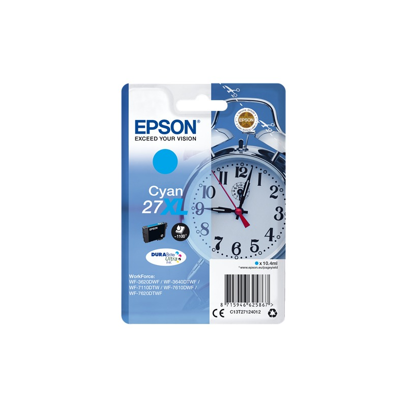 Epson cartouche encre T27XL cyan Epson cartouche encre T27XL cyan