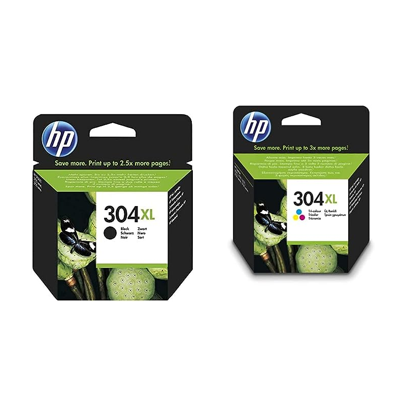 HP Multipack 304 XL (N9K07AE/N9K08AE) noir et couleur