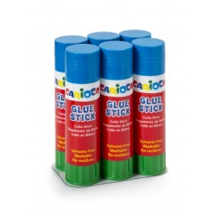 ✅ Carioca Pack de 6 Bâtons de Colle 40gr - Idéal pour la Maison, l'École et le Bureau - Colle Papier, Photos, en stock