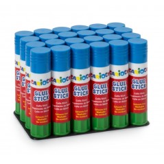 ✅ Carioca Présentoir de 24 bâtons de colle - Idéal pour la maison, l'école et le bureau - Colle papier, phot en stock