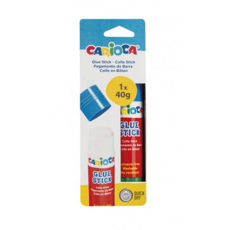 ✅ Bâton de Colle Carioca 40gr - Idéal pour la Maison, l'École et le Bureau - Colle Papier, Photos et Tissus - en stock