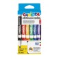 Carioca Pack de 6 Marqueurs Tableau Blanc à Clip - Capuchon Clip - S'efface facilement et sèche rapidement - Pointe Ø 4,5 mm