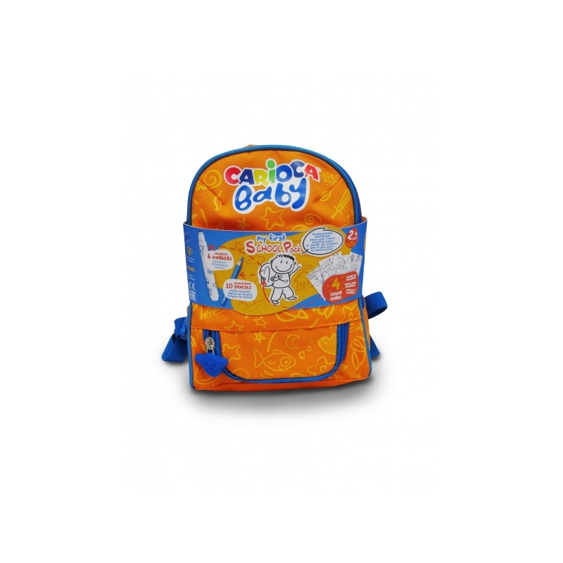 Carioca Baby Backpack 2+ Pack Mini sac à dos de haute qualité - Adapté à la crèche - Deux compartiments - Imperméable - Facile