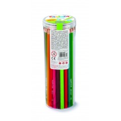 ✅ Carioca Tita Paquet de 50 Crayons en Résine - Corps Hexagonal - Couleurs Vives et Lavables - Écriture Douce en stock