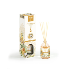 Désodorisant Prady Yani Tatus Mikado - Flacon en verre de 100 ml et bâtonnets diffuseurs