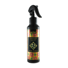 Spray désodorisant d'intérieur Prady Home, parfum Musc Oriental Vanille - Flacon de 220 ml - Flacon vaporisateur