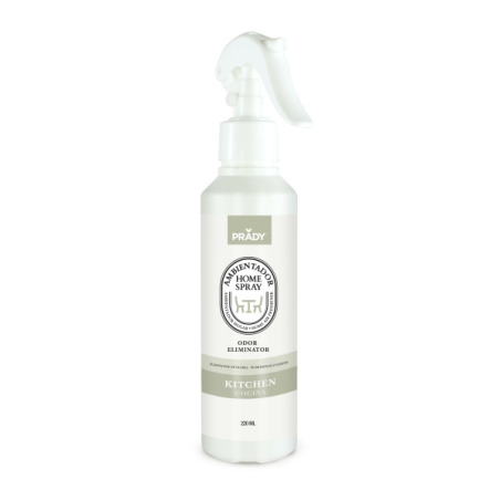 Désodorisant d'intérieur Prady Home en spray neutralisant les odeurs de cuisine - Flacon de 220 ml - Flacon pulvérisateur