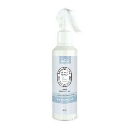 Désodorisant d'intérieur Prady Home en spray neutralisant les odeurs pour salle de bain - Flacon de 220 ml - Flacon