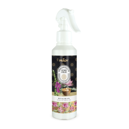 Spray désodorisant Prady Home Spa Ritual - Flacon de 220 ml - Flacon vaporisateur