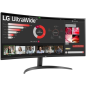 Moniteur LG Ultrawide 34" LED incurvé VA WQHD 100 Hz HDR10 FreeSync - Réponse 5 ms - Angle de vision 178º - 21:9 - HDMI