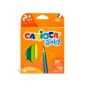 Carioca Maxi Pack de 10 Crayons Triangulaires Baby 2+ - Prise en main facile - Corps en résine sans bois - Ne se fend pas