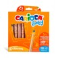 Carioca Baby 1+ 3In1 Pack de 10 Crayons - Crayon, Cire et Aquarelle en Un - Corps Extra Large Facile à Saisir - Aquarellable