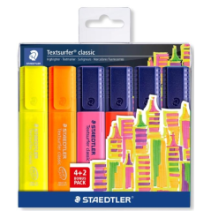 pack de surligneurs colorés Staedtler