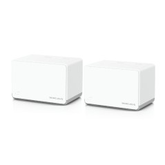Système Wi-Fi 6 Mesh double bande Mercusys H70X AX1800 - 2 unités Halo - Couverture jusqu'à 550 m² - Blanc