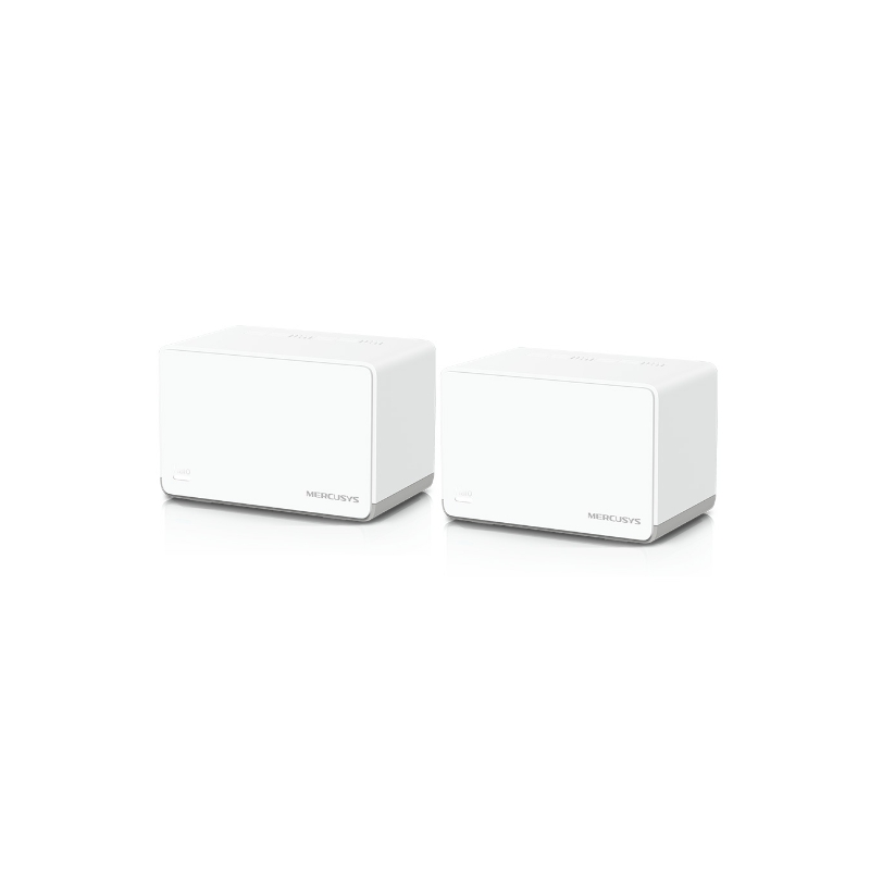 Système Wi-Fi 6 Mesh double bande Mercusys H70X AX1800 - 2 unités Halo - Couverture jusqu'à 550 m² - Blanc