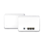 Système Wi-Fi 6 Mesh double bande Mercusys H70X AX1800 - 2 unités Halo - Couverture jusqu'à 550 m² - Blanc
