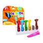 Carioca Baby Teddy Pack de 6 marqueurs - Super sûr - Forme ergonomique - Encre super lavable - Testé dermatologiquement