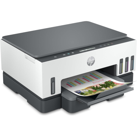 Imprimante multifonction HP Smart Tank 7008, couleur, recto verso, Wi-Fi, 15 ppm