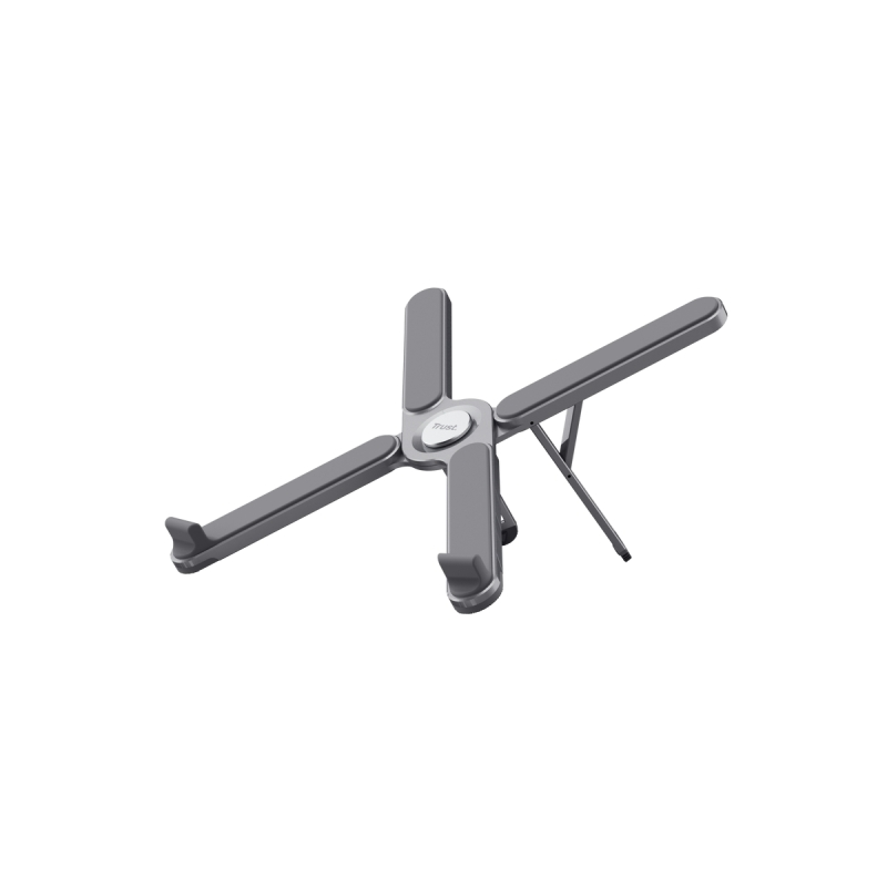 Support pliable pour ordinateur portable Trust Macy - Supporte jusqu'à 20 kg - Convient aux ordinateurs portables jusqu'à 17,3