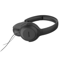 Casque filaire supra-auriculaire Philips - Prise jack 3,5 mm - Commandes intégrées au câble - Microphone intégré - Haut-parleur
