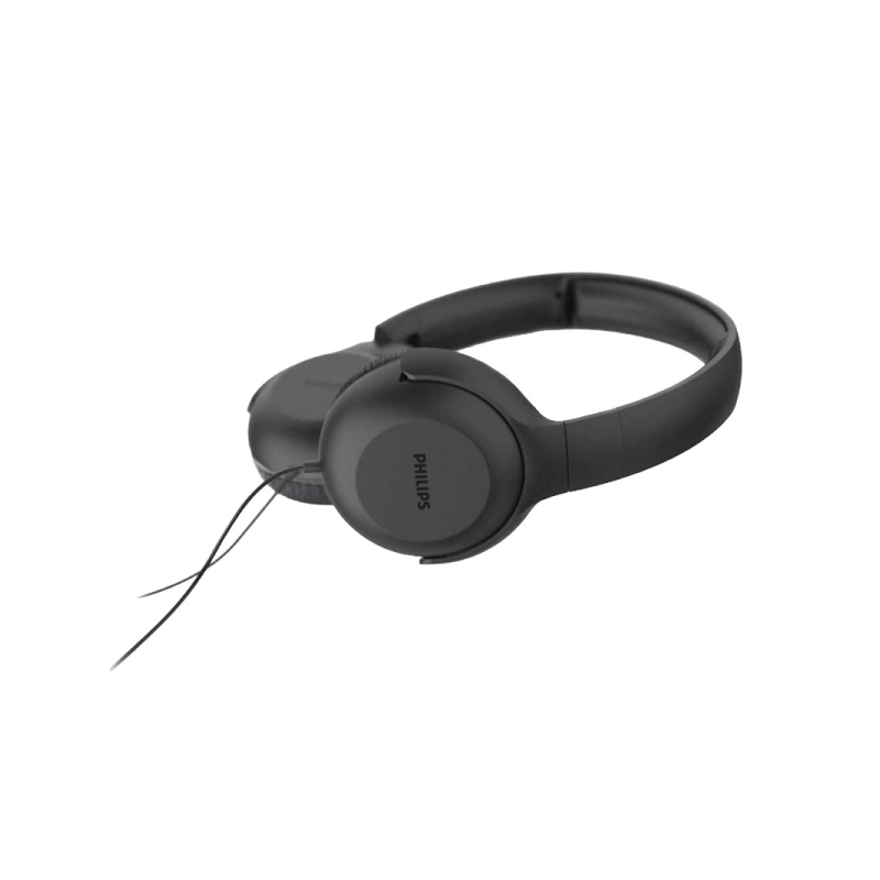 Casque filaire supra-auriculaire Philips - Prise jack 3,5 mm - Commandes intégrées au câble - Microphone intégré - Haut-parleur