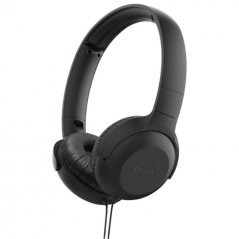 Casque filaire supra-auriculaire Philips - Prise jack 3,5 mm - Commandes intégrées au câble - Microphone intégré - Haut-parleur